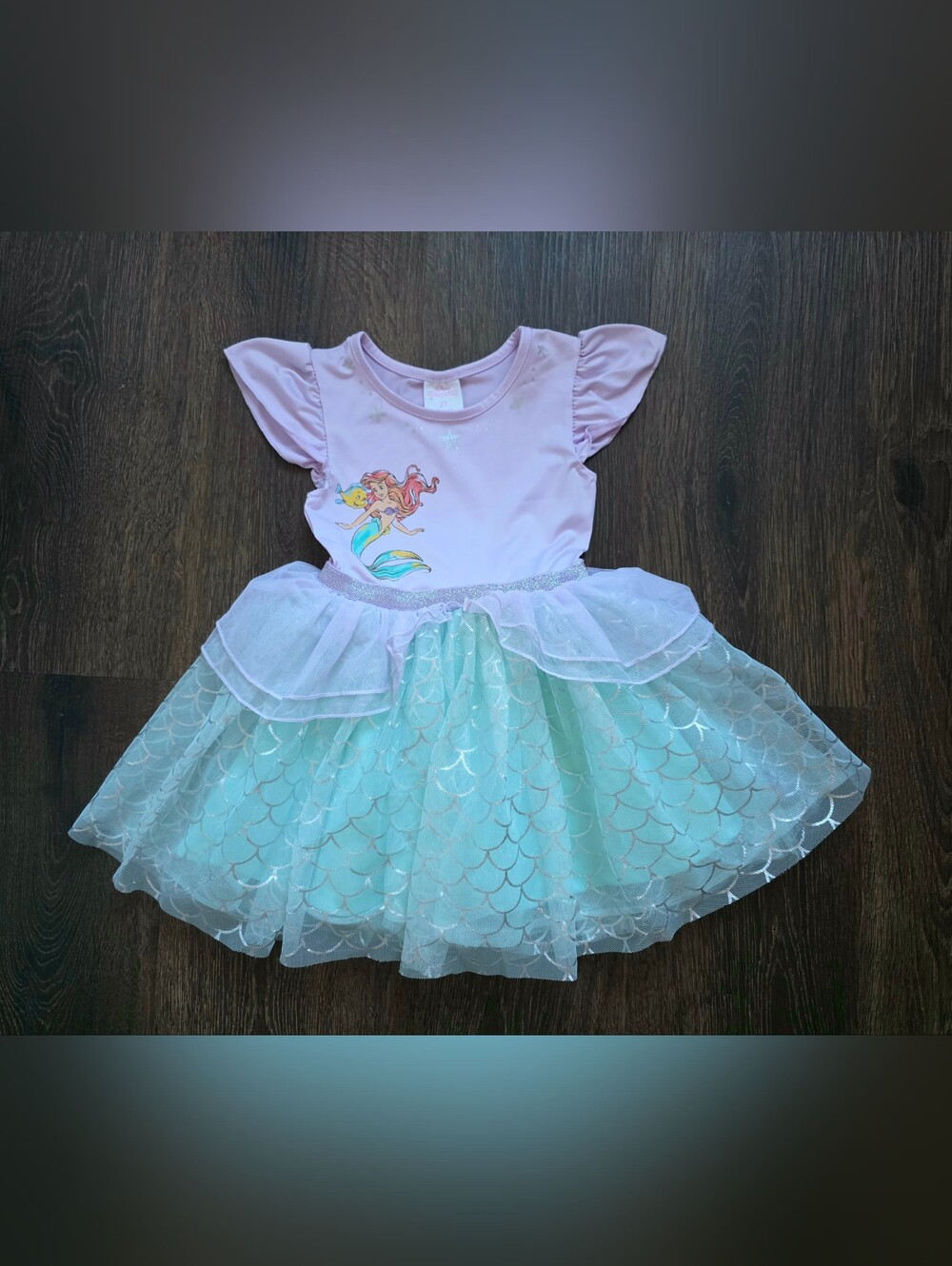Disney The Little Mermaid Princess Ariel Tulle Tutu Dress